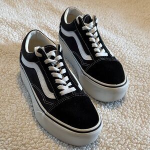 Vans Black and White Women's Sneakers